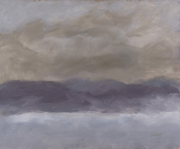 Jon Schueler's painting The Search: Summer Sky, Black, Romasaig