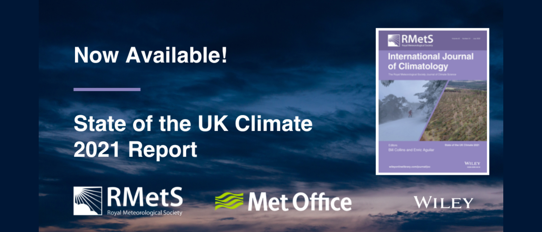 front cover of report with RMetS, Met Office and Wiley logos