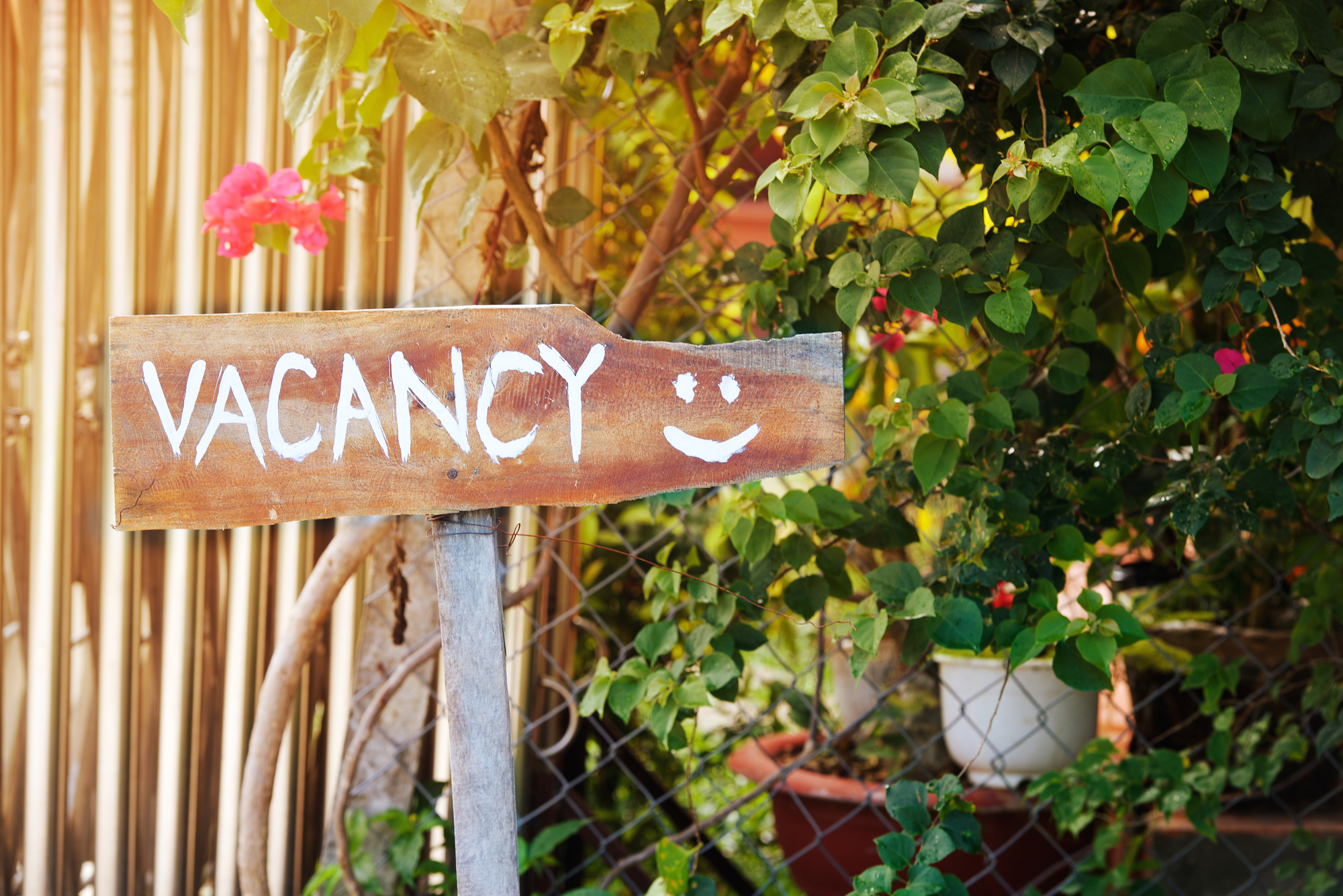 Vacancy sign