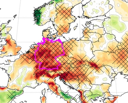 April precipitation anomalies for the period 2007–2020. Source: Ionita et al (2020) April precipitation anomalies for the period 2007–2020. Source: Ionita et al (2020)