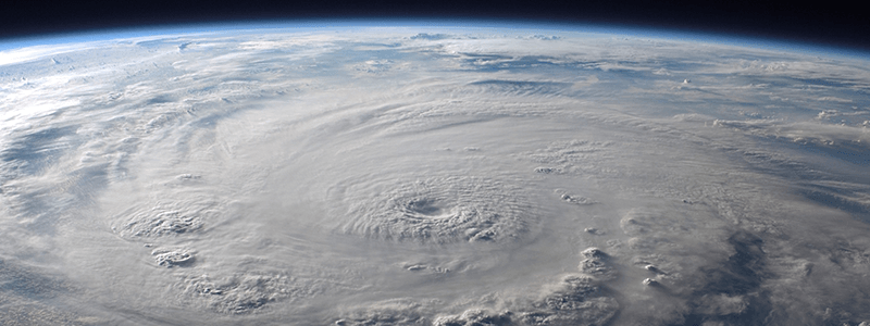 hurricane from space