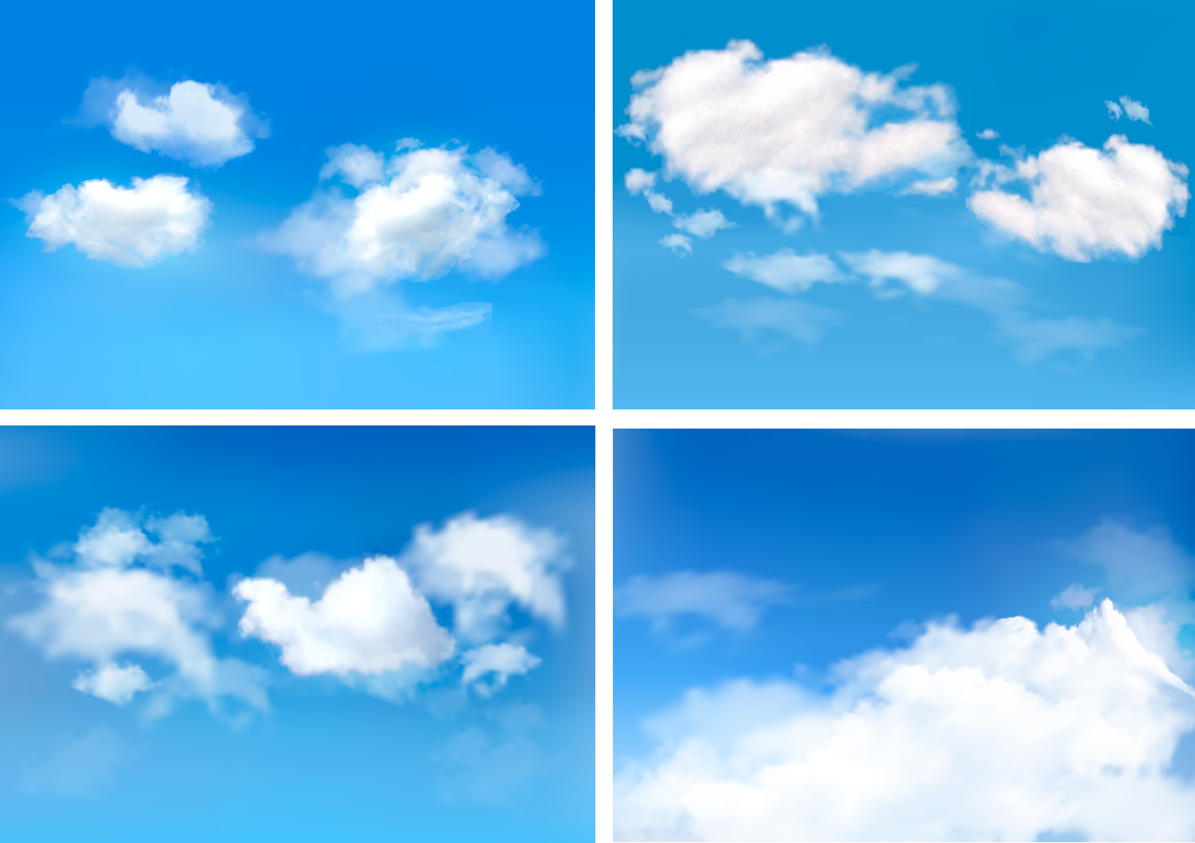 Blue sky with clouds