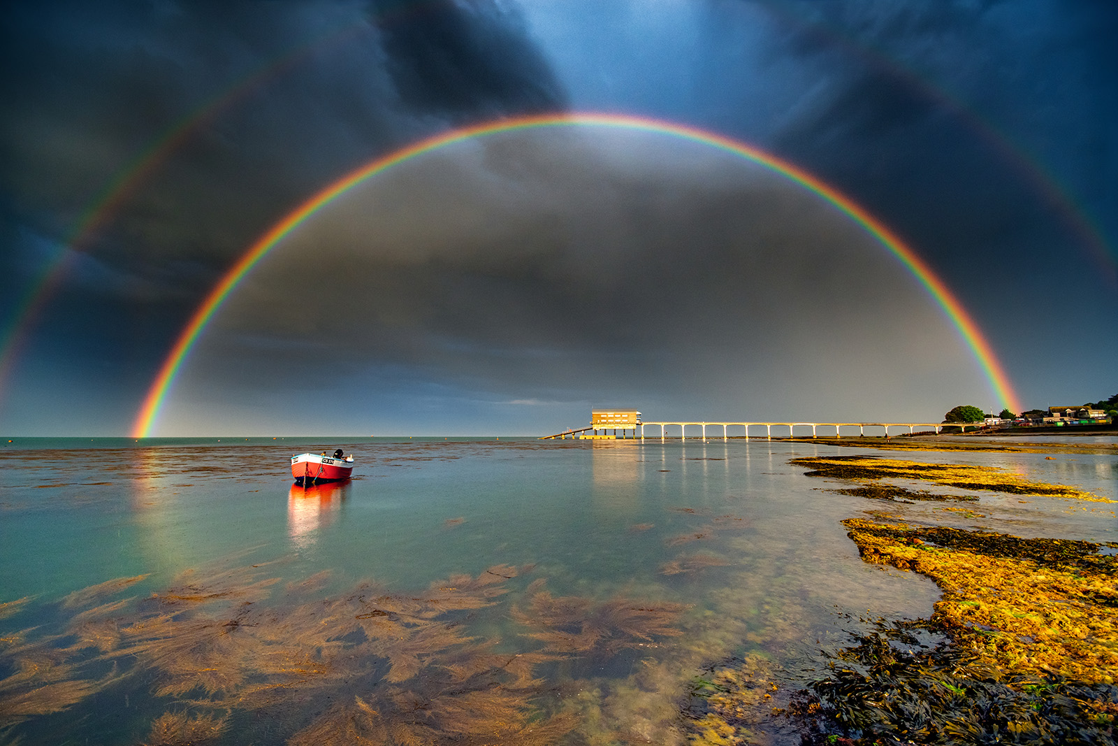 Jamie Russell - Departing Storm over Bembridge Lifeboat Station