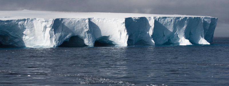 Image of an ice sheet on the water