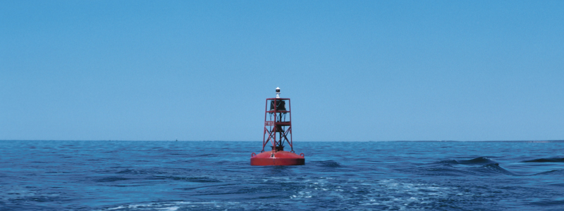 Image of a Buoy in the ocean
