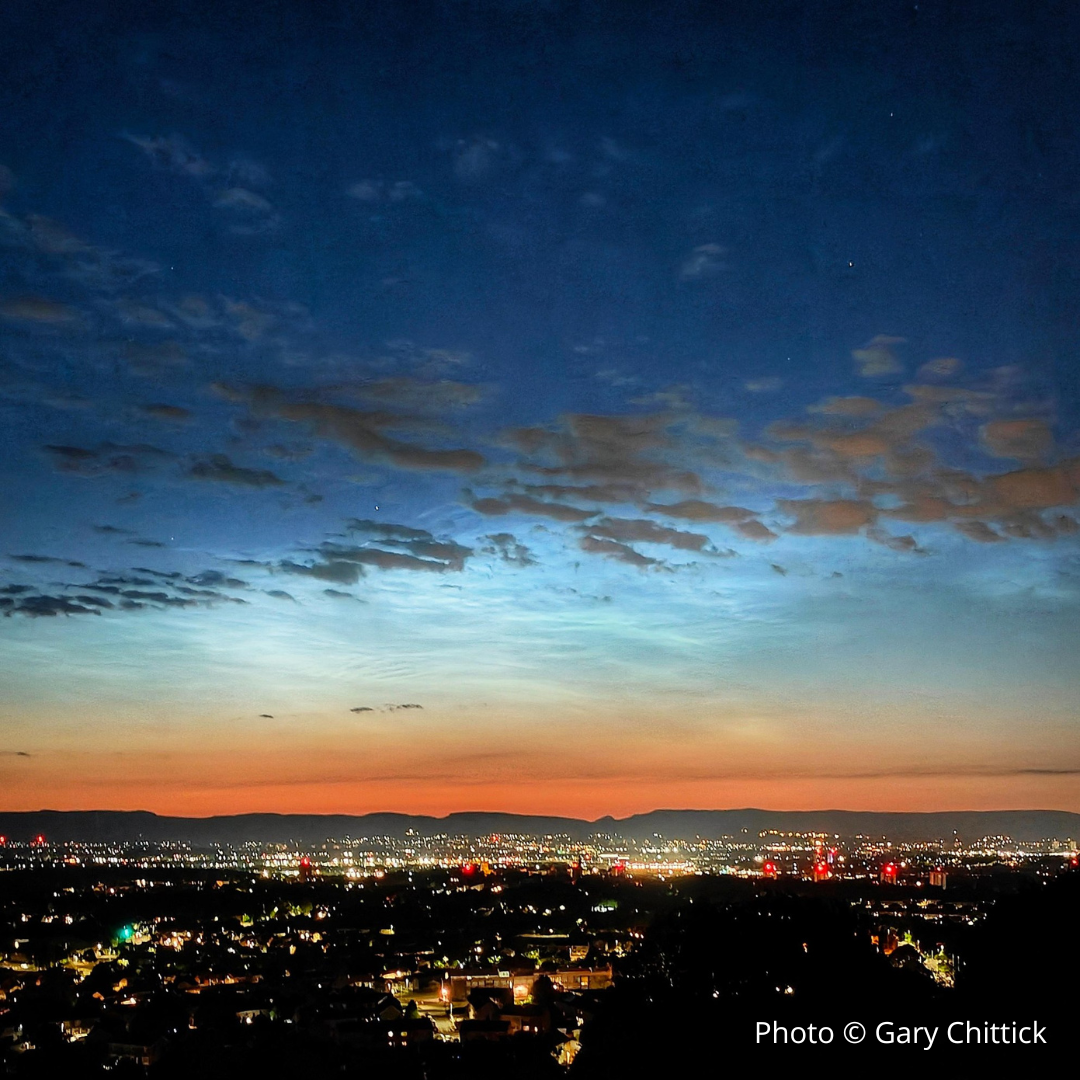 A Noctilucent Paisley Pattern by Gary Chittick