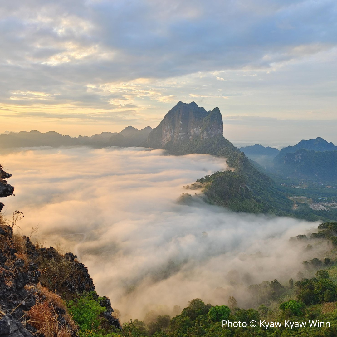 Cloud Sea Over Mountain by Kyaw Kyaw Winn