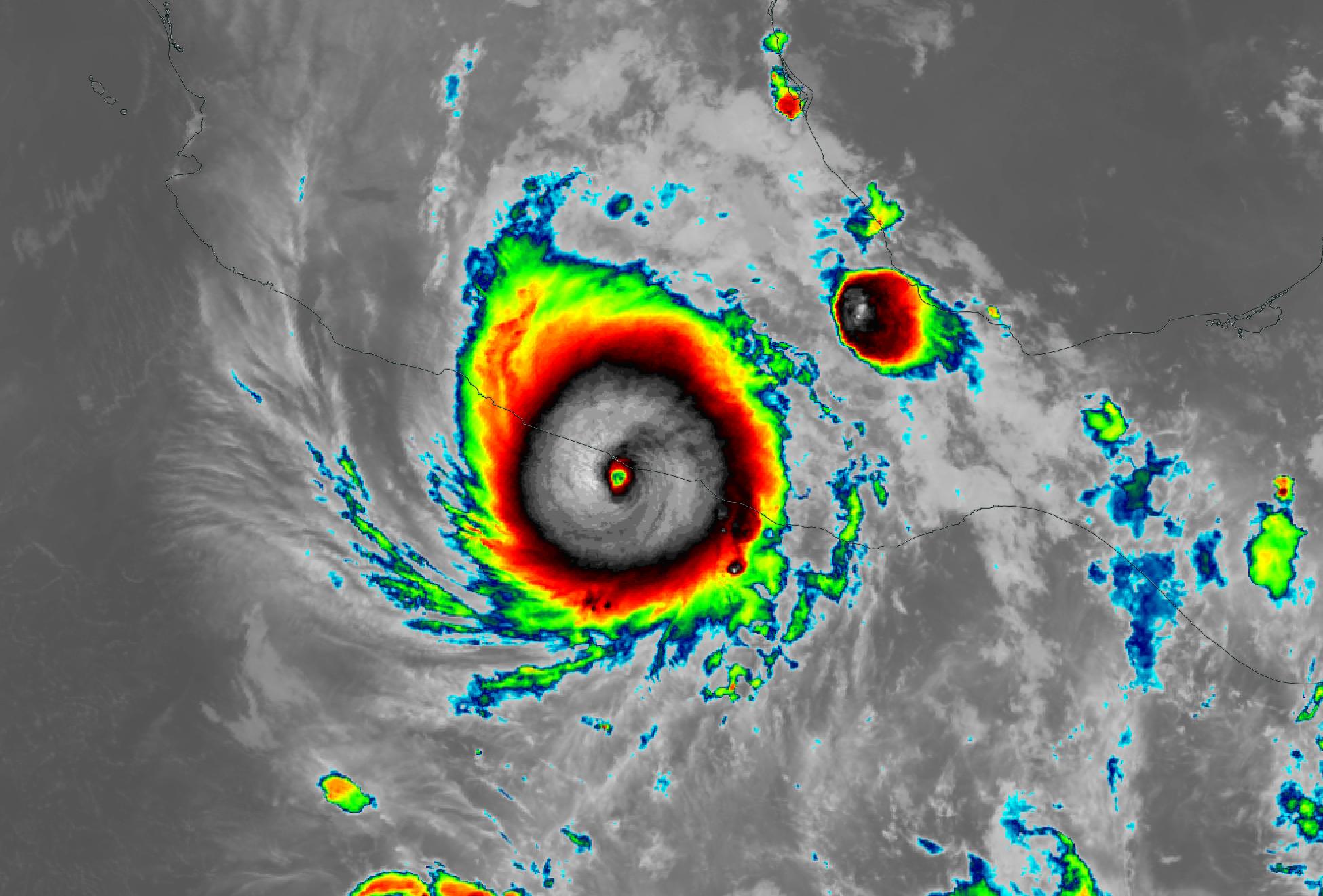 Hurricane Otis. Credit NASA Worldview
