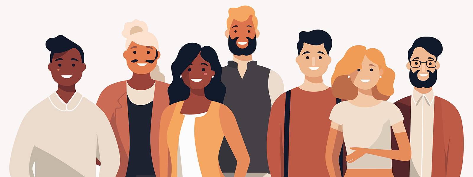 An ilustration showing people of colour in regard to the RMetS early careers of colour network