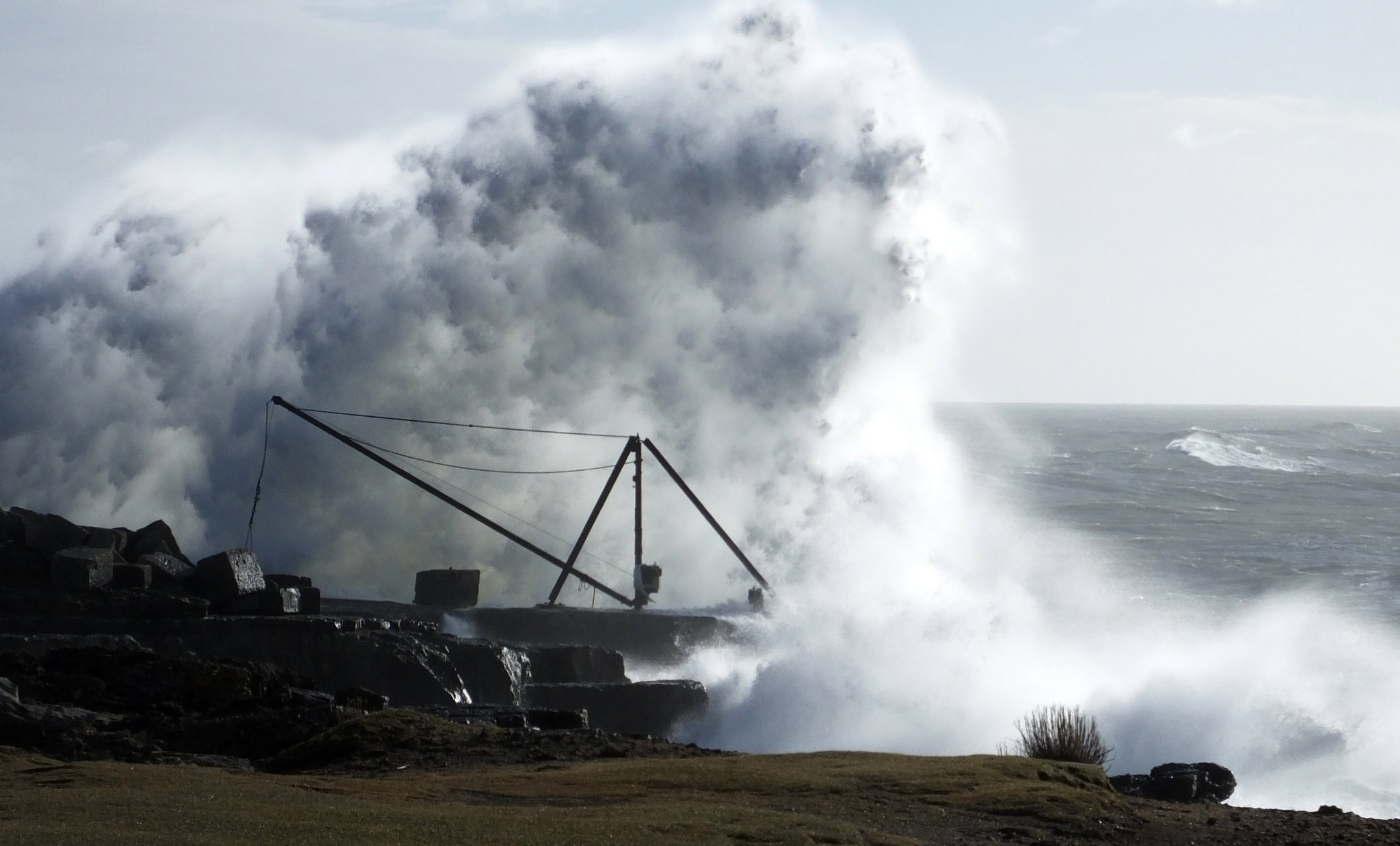 Storm Katie strikes the south coast