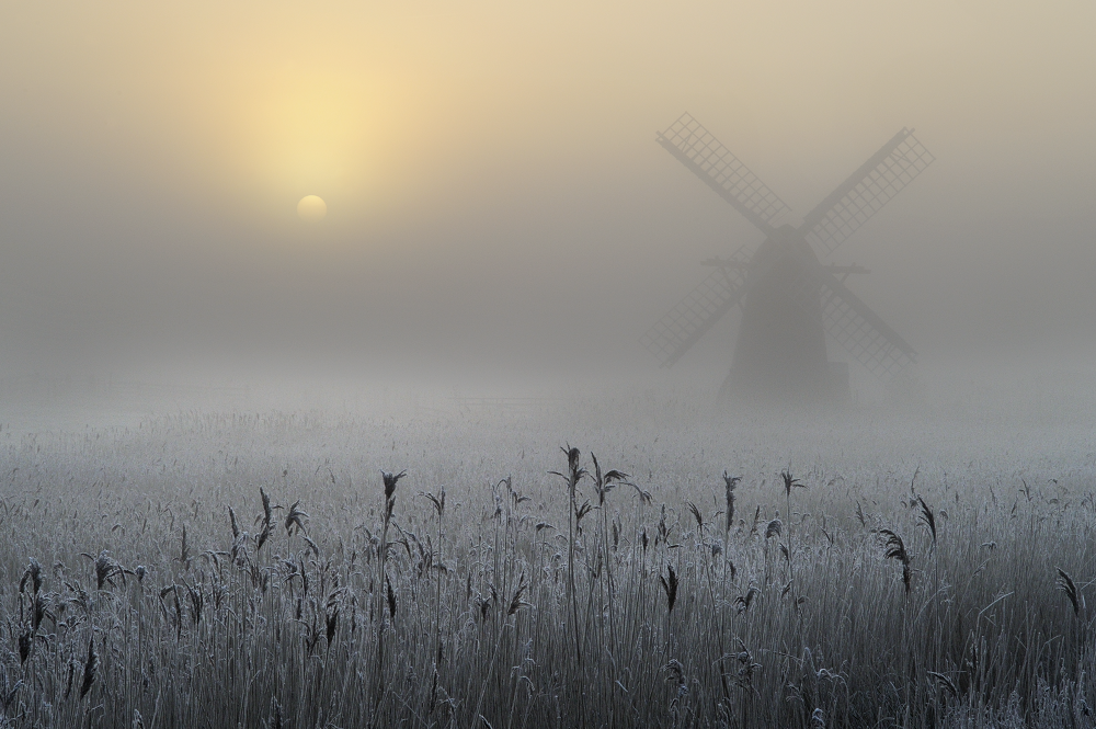 Taken in Suffolk at Herringfleet Mill during a cold spell in February 2016 Taken in Suffolk at Herringfleet Mill during a cold spell in February 2016