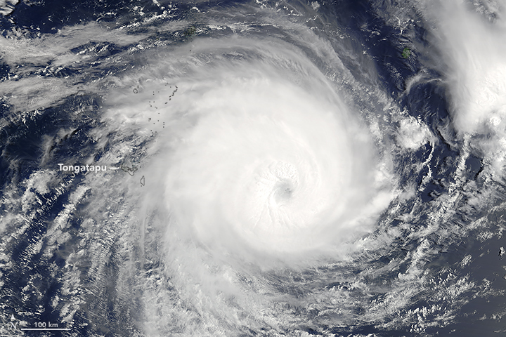 Cyclone Gita (Credit: NASA)