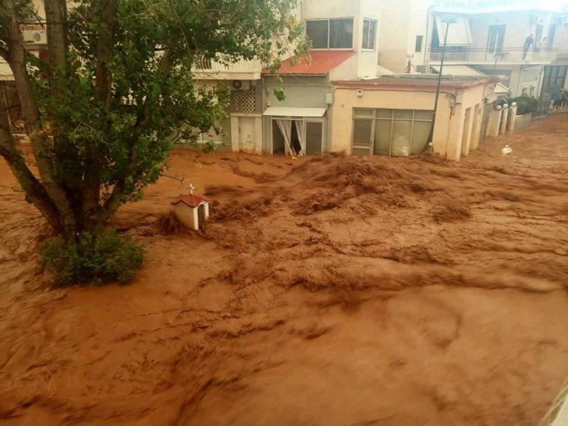 Flooding in Greece