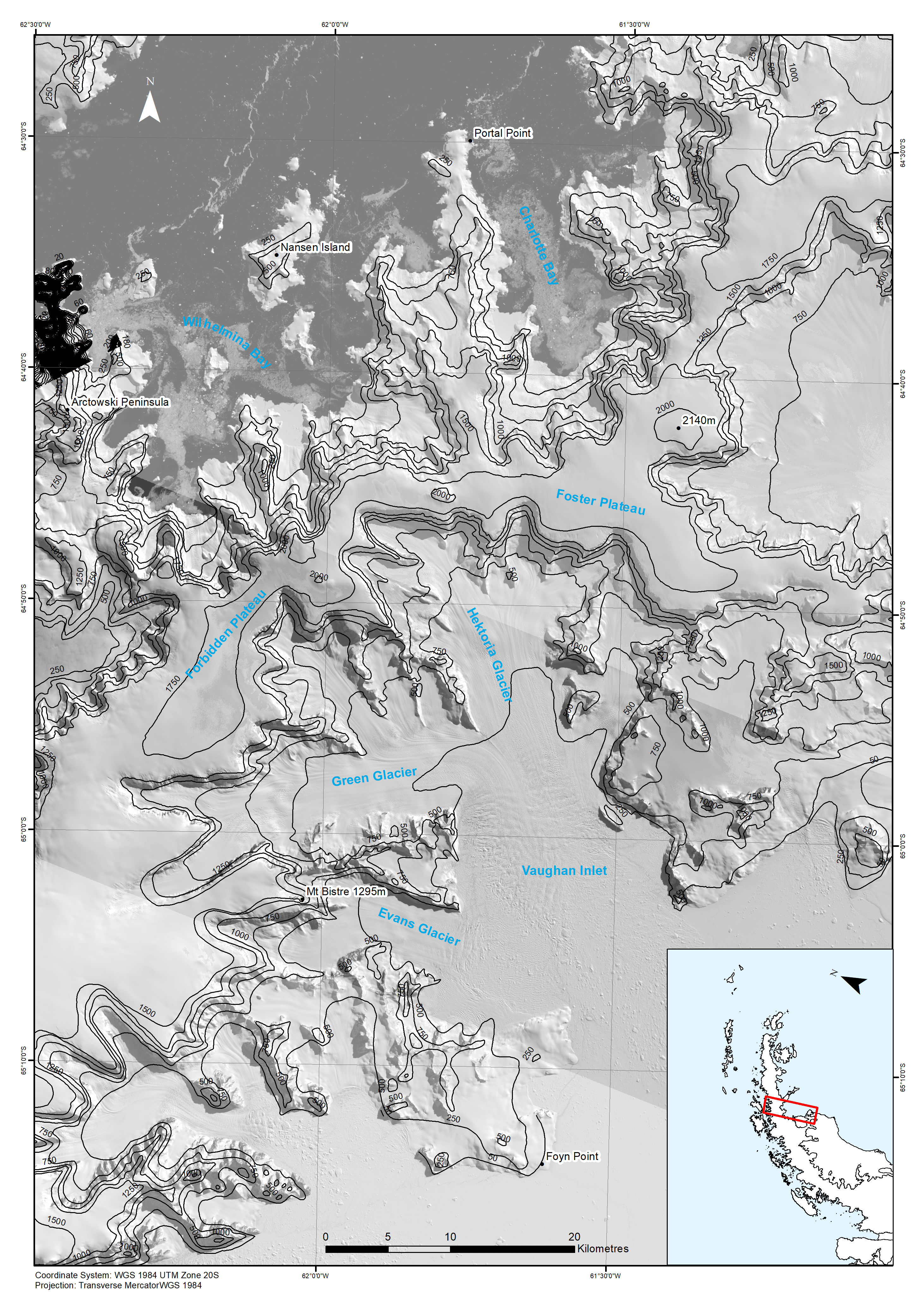 Antartica Quest 21 expedition region