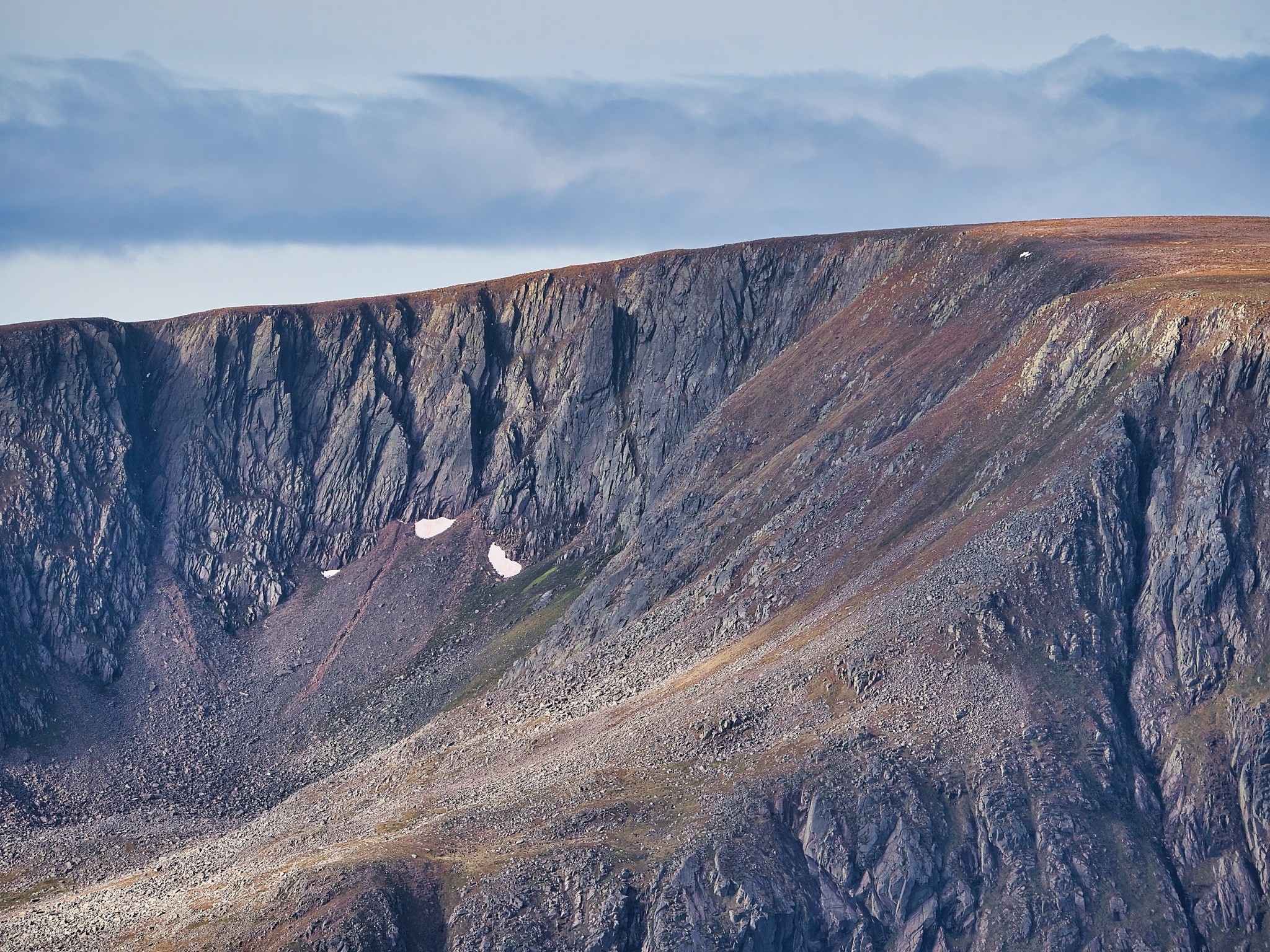 Scottish snow patches in the Cairngorms