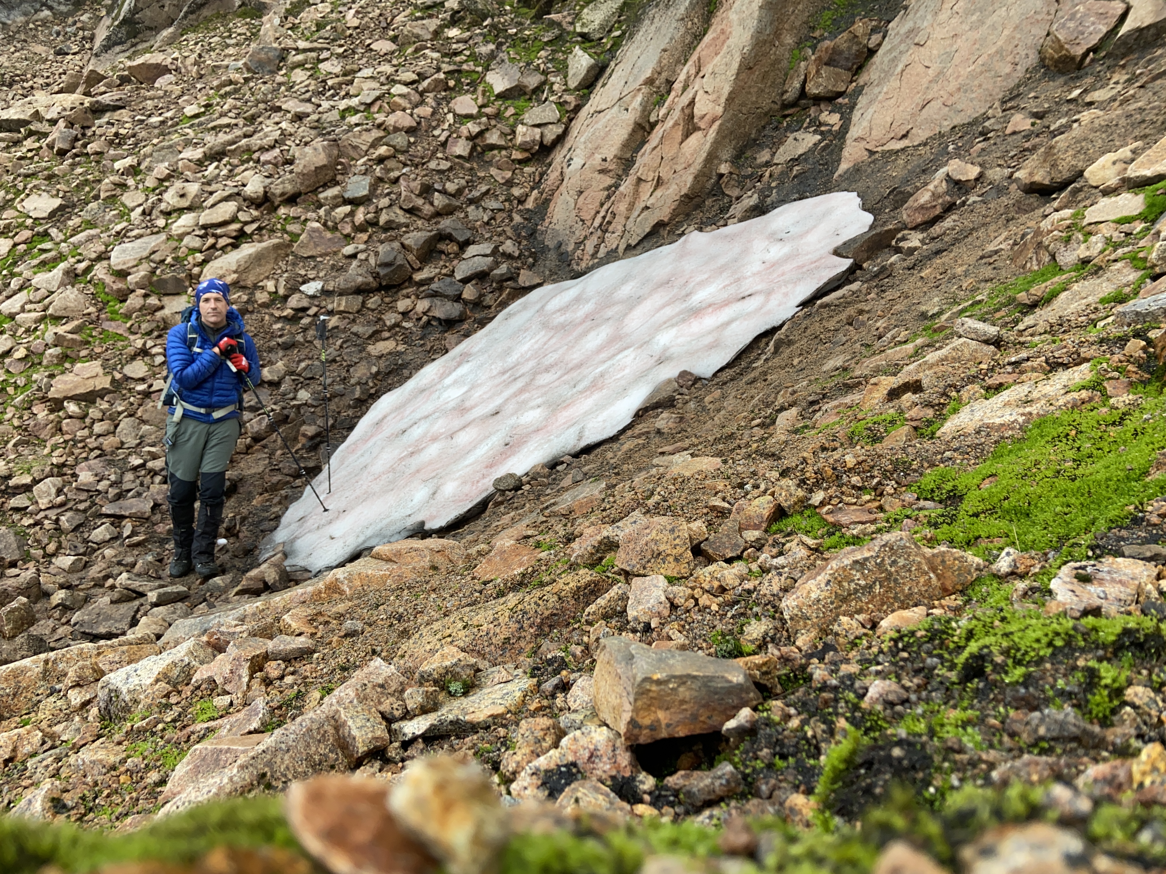 The Sphinx snow patch