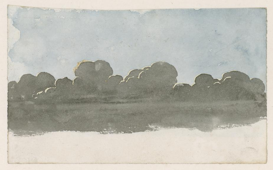 Luke Howard sketch of Cumulus kept by the Science Museum on behalf of the Royal Meteorological Society.