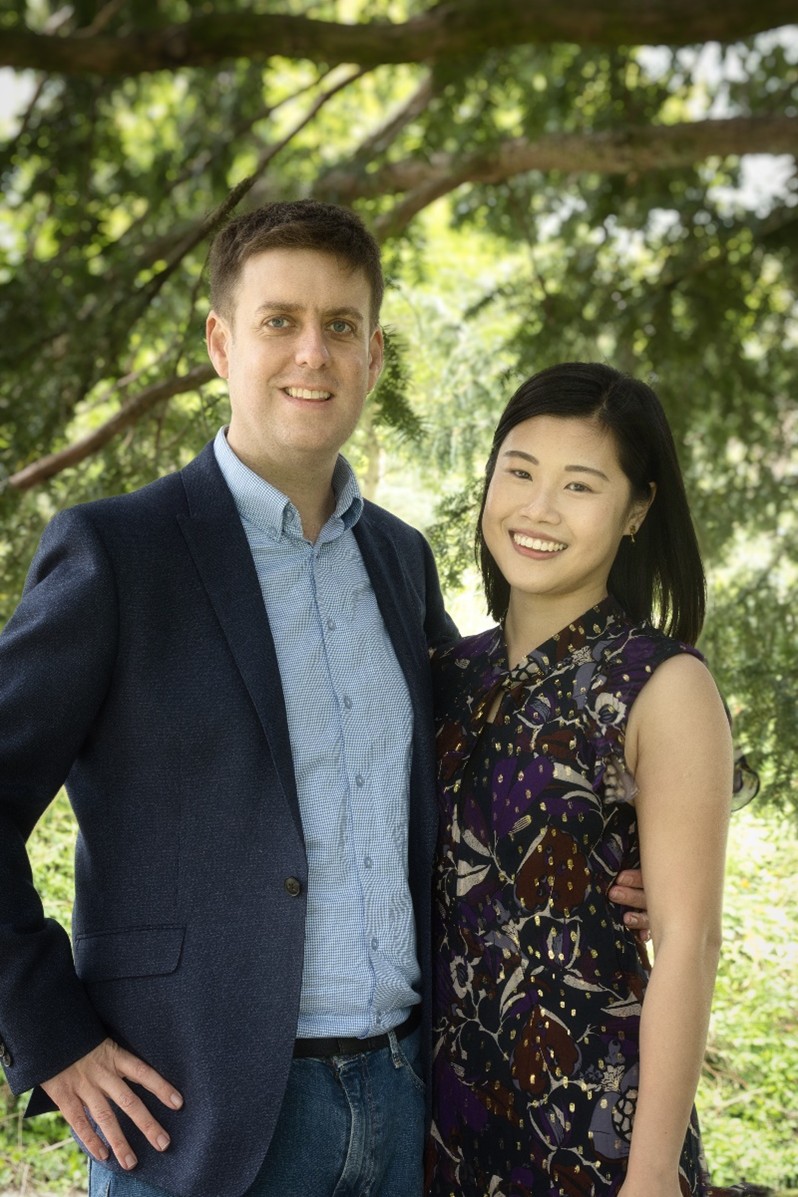 Dann Mitchell and Dr Eunice Lo