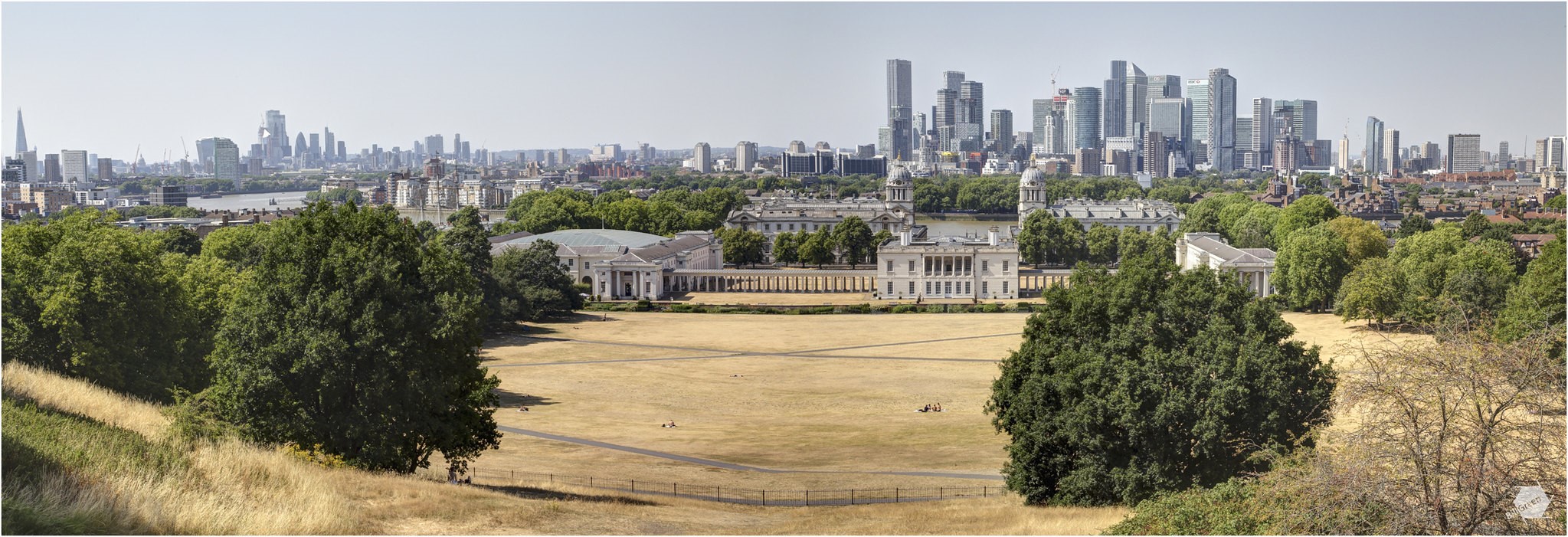 Greenwich Park on 19 July 2022 Hottest Day in the UK © Bill Green