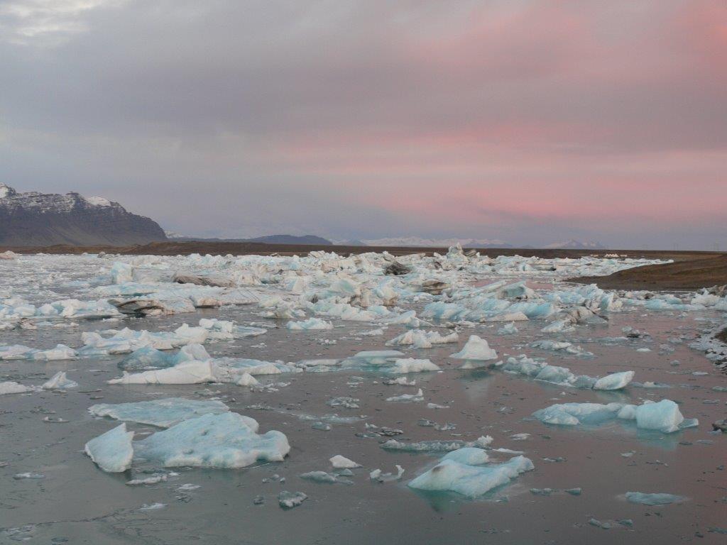 Iceland's red skies