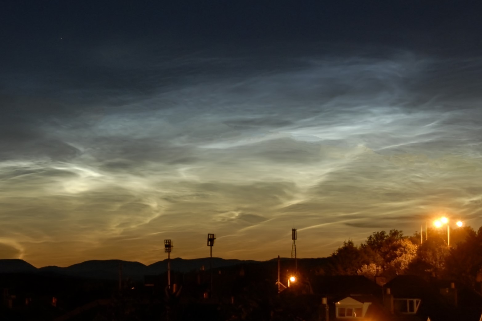 Noctilucent Clouds © Mike Brown