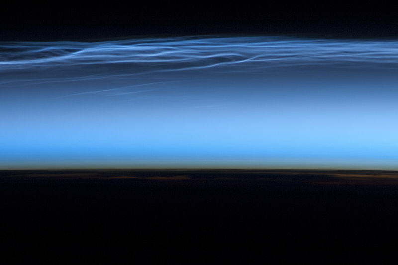 Noctilucent Clouds © NASA