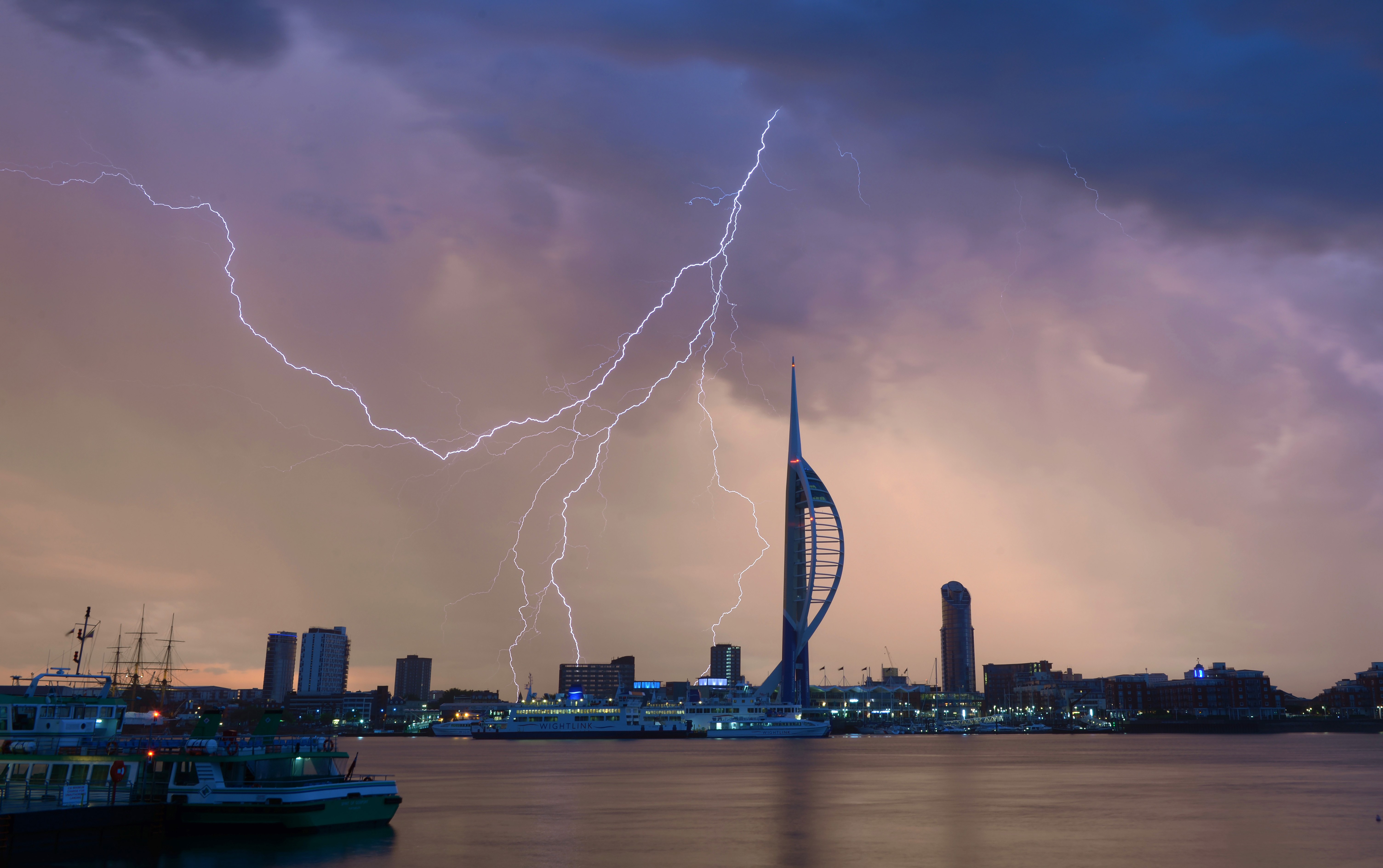 ‘Lightning as the Sun Rises’ by Paul Jacobs