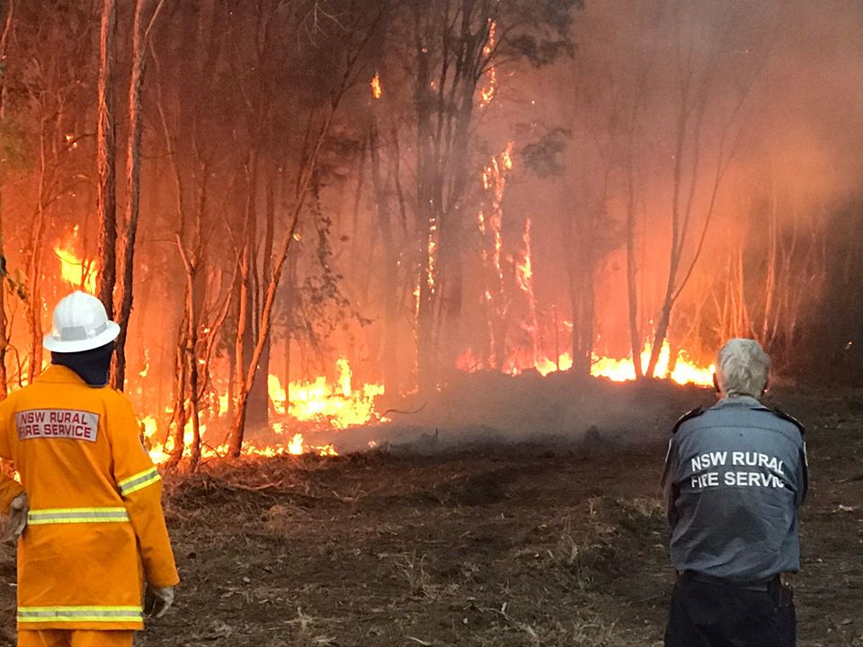 Bush fires in Australia taken by Ben Cantwell.