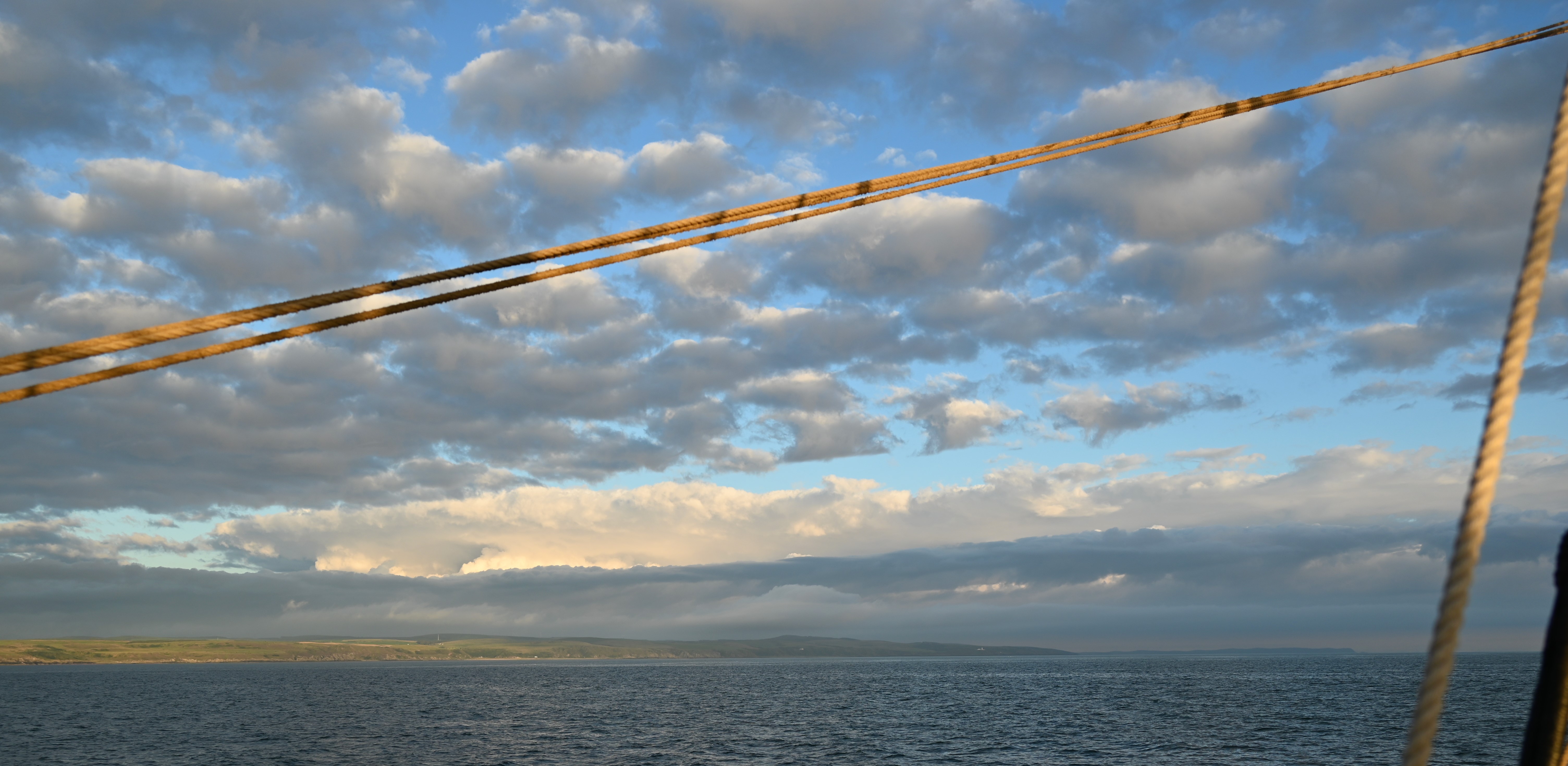 Cloudscape above the eastern Irish coast, April 2022