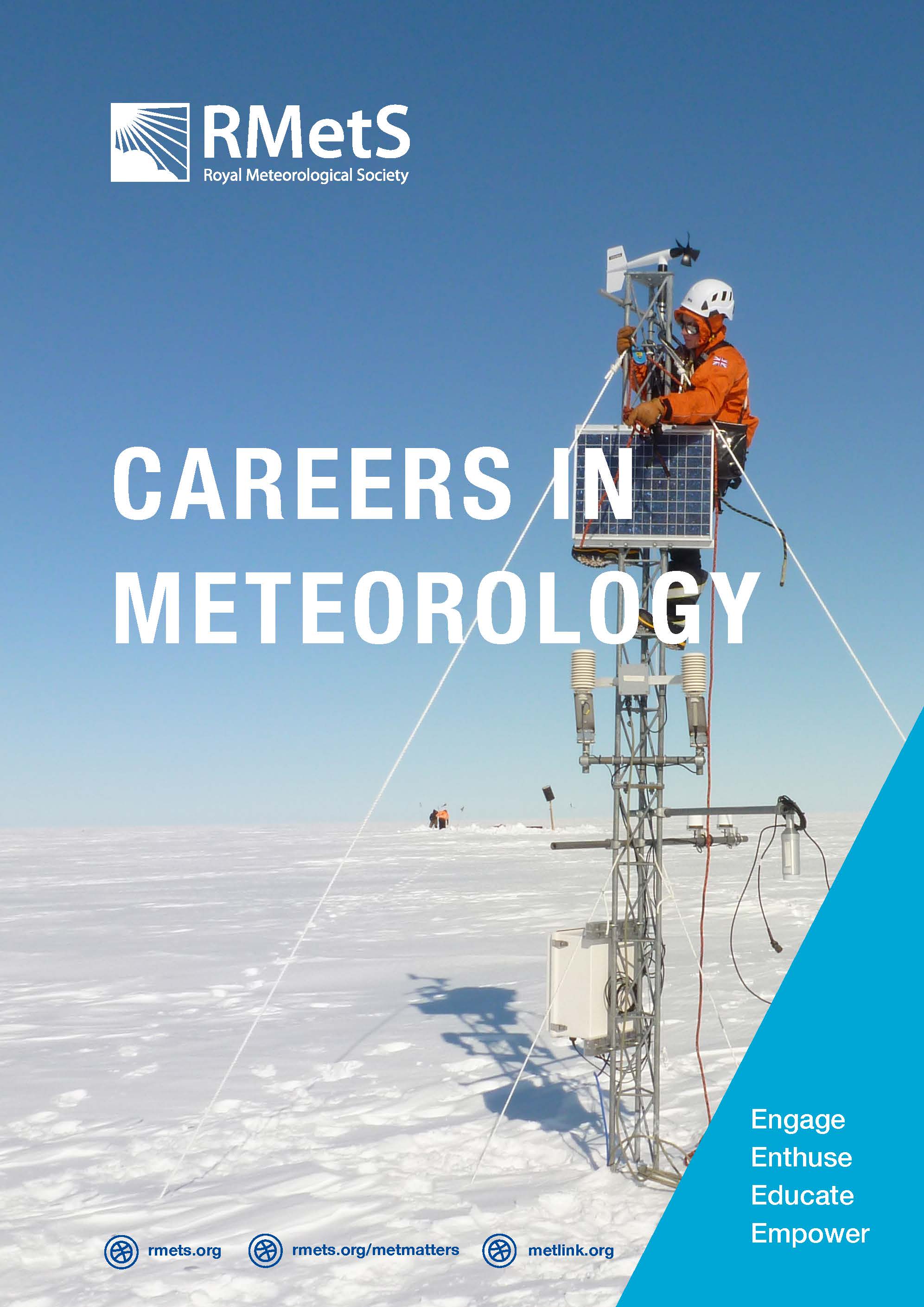 RMetS 2021 Careers in Meteorology Guide front cover
