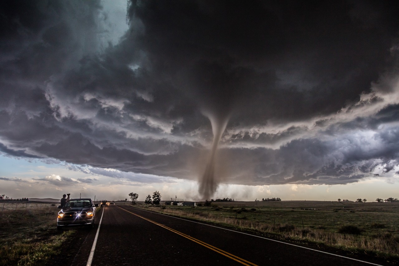 Tim Moxon's tornado photo