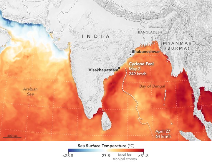 sea surface temperature map of indian basin