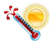 Warm thermometer