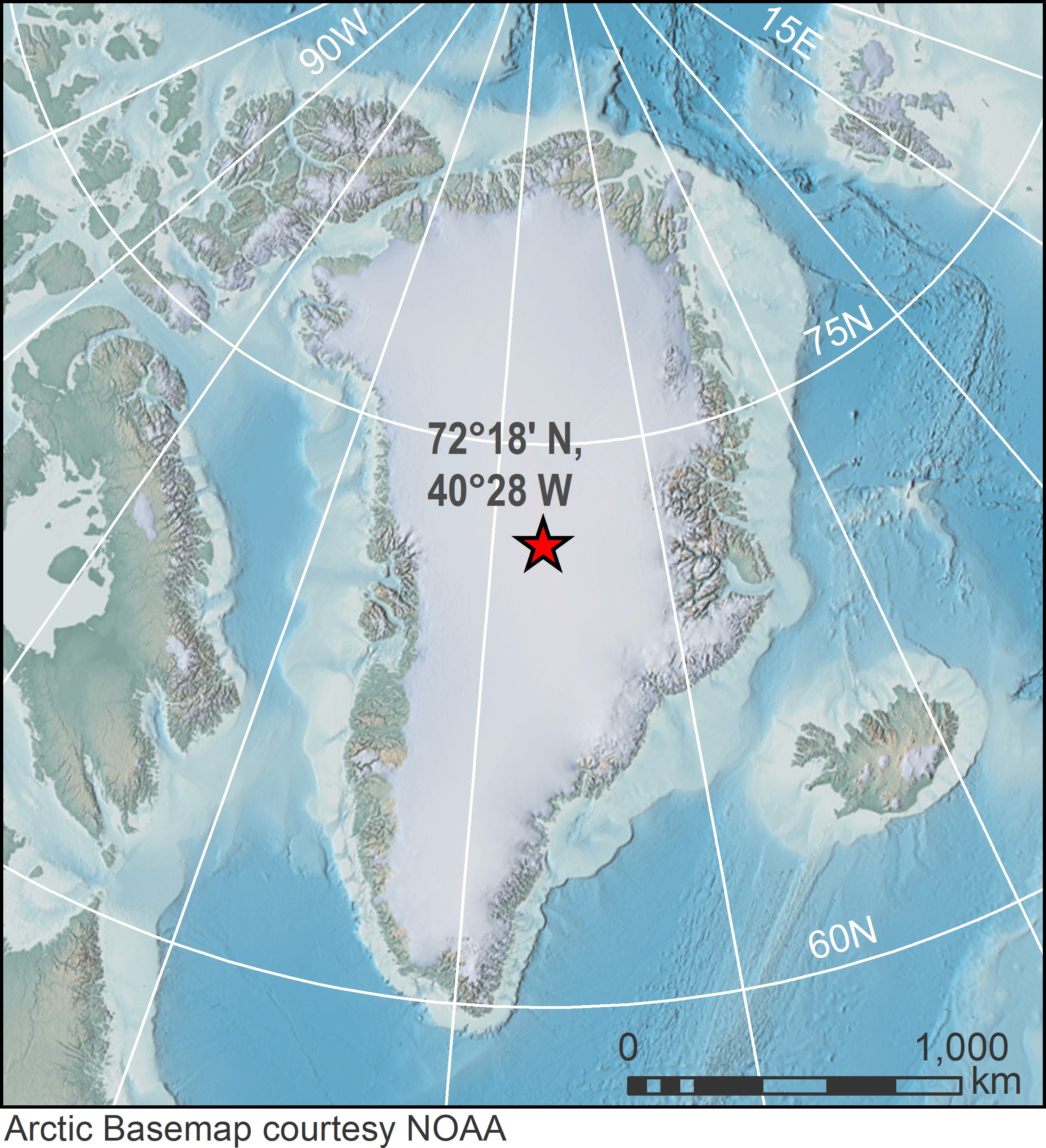 Arctic Basemap courtesy NOAA