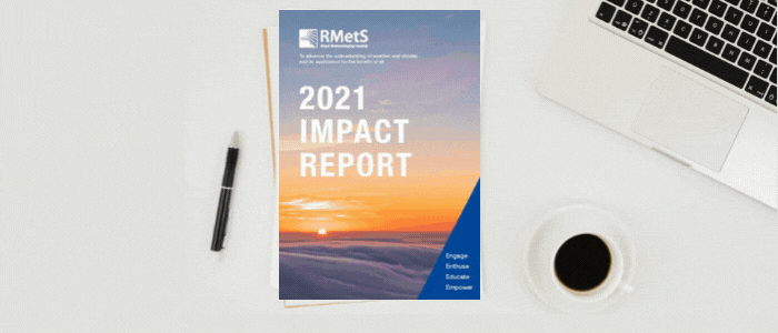 Impact Report cover and sample of pages