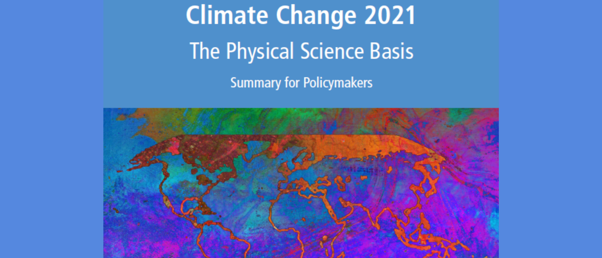 IPCC’s Climate Report Published Royal Meteorological Society