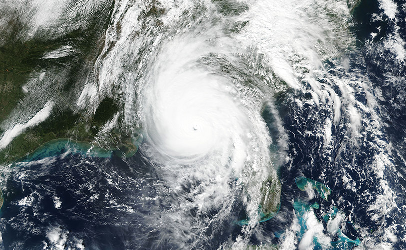 Hurricand Michael Satellite Image