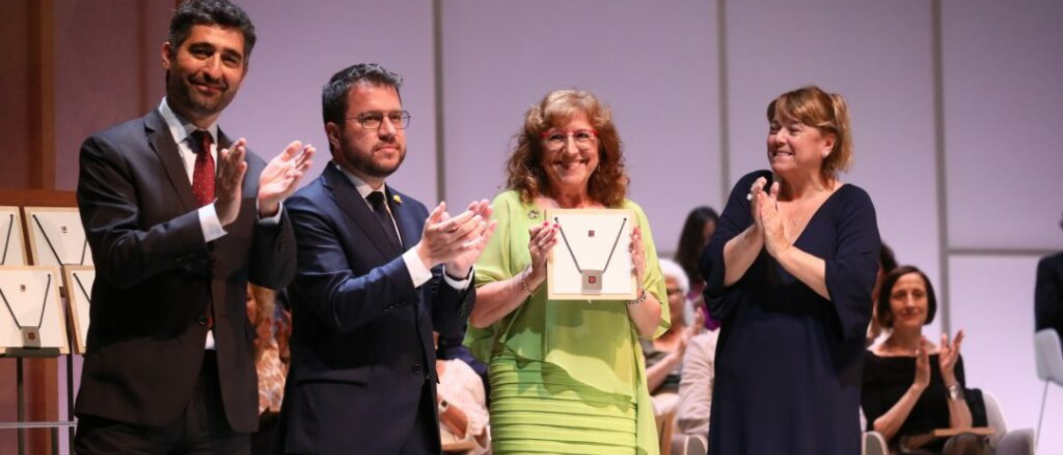 Prof. María Carmen Llasat rewarded with the Creu de Sant Jordi Award.