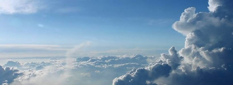 blue sky and clouds