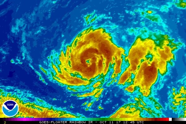 Satellite image of Ophelia (Source: NOAA) Satellite image of Ophelia (Source: NOAA)