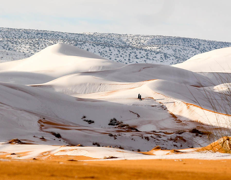 Snow in the Sahara