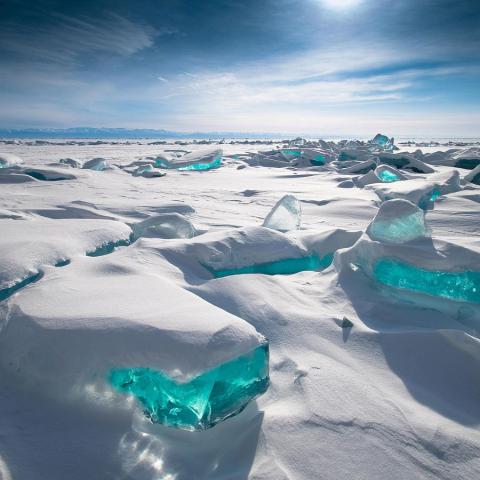 Lake Baikal Ice
