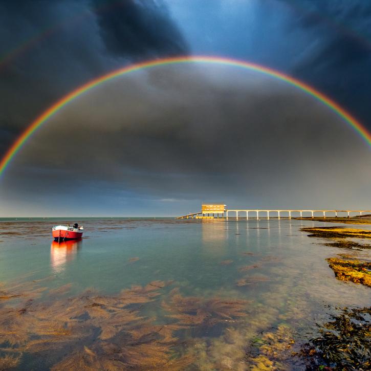 Jamie Russell - Departing Storm over Bembridge Lifeboat Station