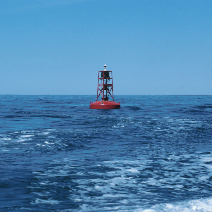 Image of a Buoy in the ocean