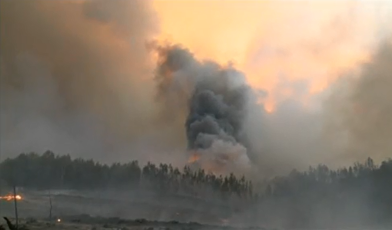 Iberian wildfires (credit: Rick Morais, Wikicommons)